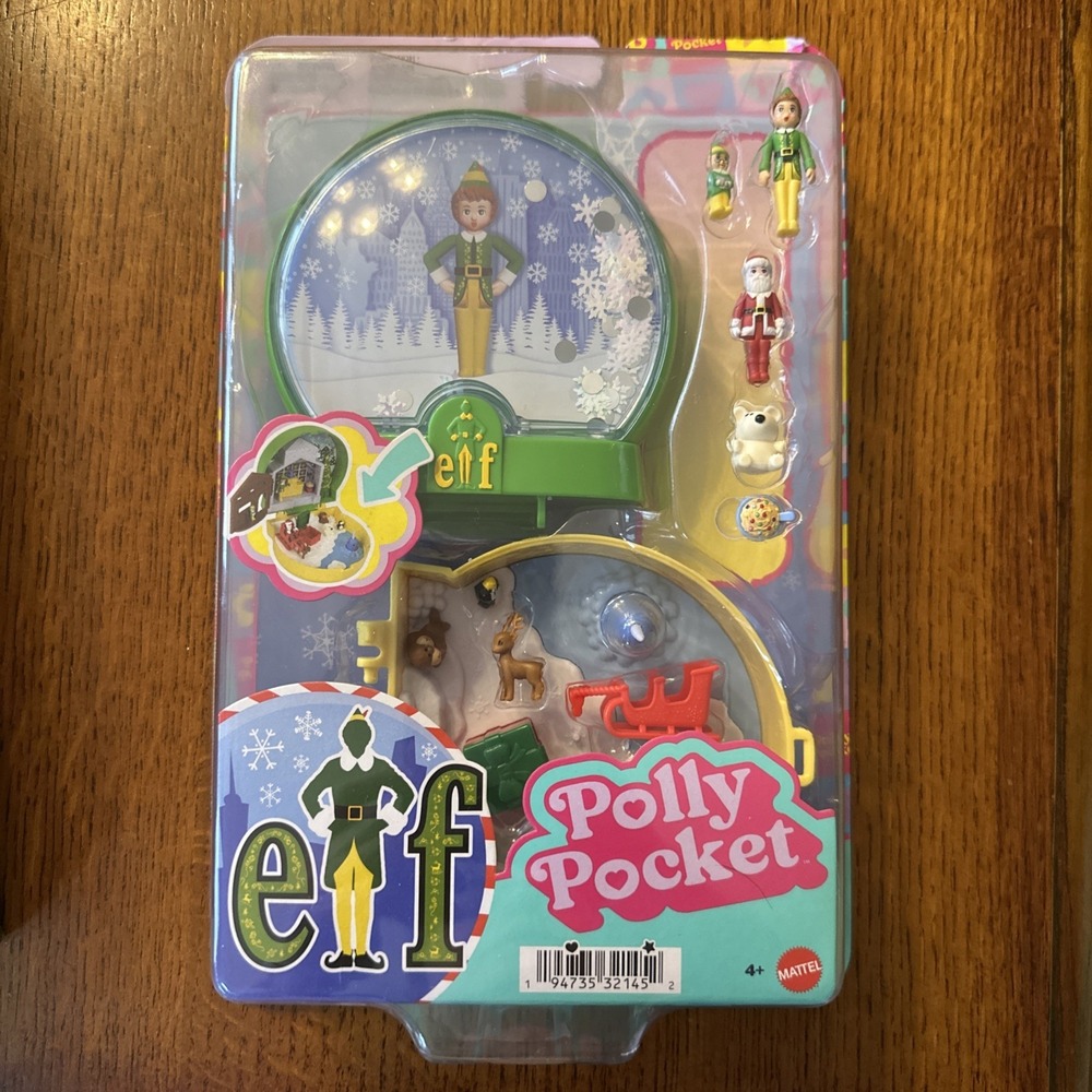Mattel Elf Movie Polly‎ Pocket Set With Accessories